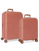 SET DI VALIGIE PEPE JEANS HIGHLIGHT TERRACOTTA RIGIDA 55-70CM