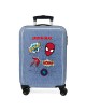 VALIGIA DA CABINA SPIDERMAN DENIM RIGIDA 55CM