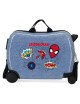 VALIGIA PER BAMBINI SPIDERMAN DENIM 2 RUOTE MULTIDIREZIONALI