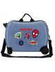 VALIGIA PER BAMBINI SPIDERMAN DENIM 2 RUOTE MULTIDIREZIONALI