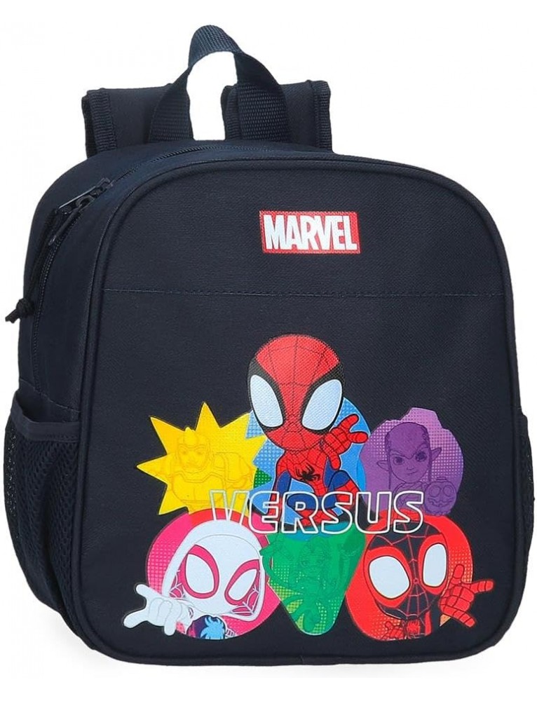 Marvel Versus Spidey Zaino prescolare adattabile a carrello nero